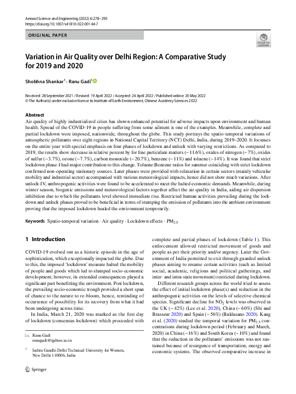 (PDF) Variation in Air Quality over Delhi Region: A Comparative Study ...
