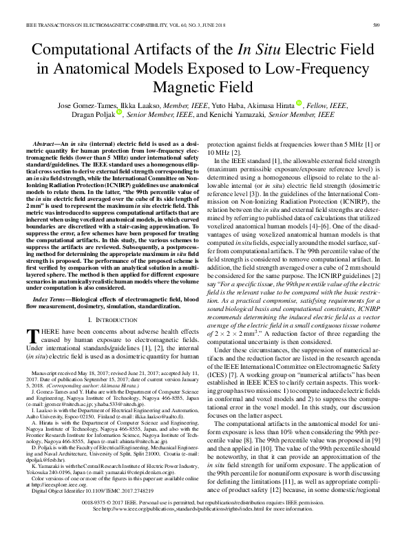 (PDF) Computational Artifacts of the In Situ Electric Field in ...