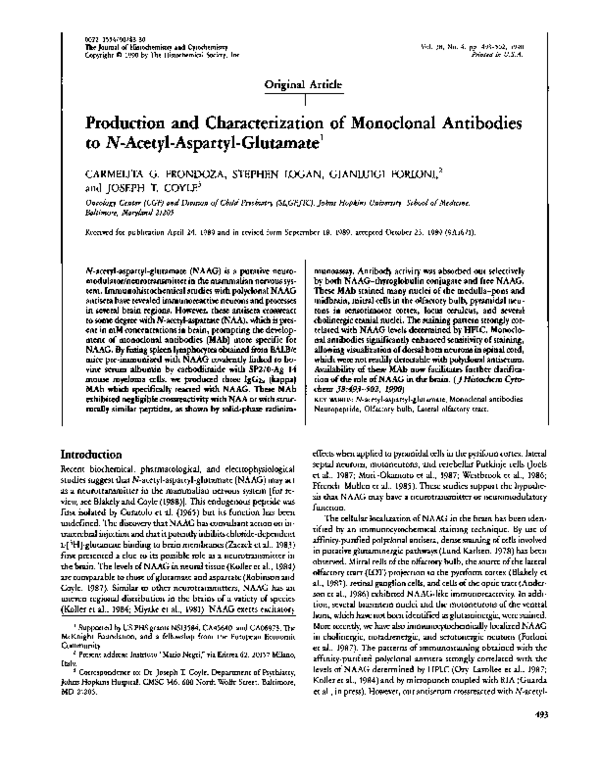 (PDF) Production and characterization of monoclonal antibodies to N ...