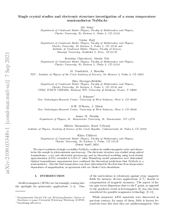 (PDF) Single-crystal studies and electronic structure investigation of ...
