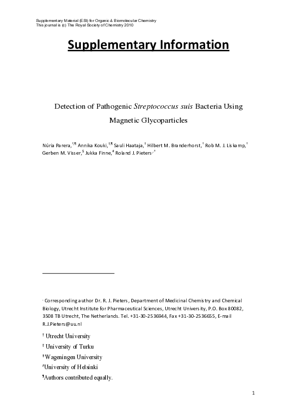 (PDF) Detection of pathogenic Streptococcus suis bacteria using ...