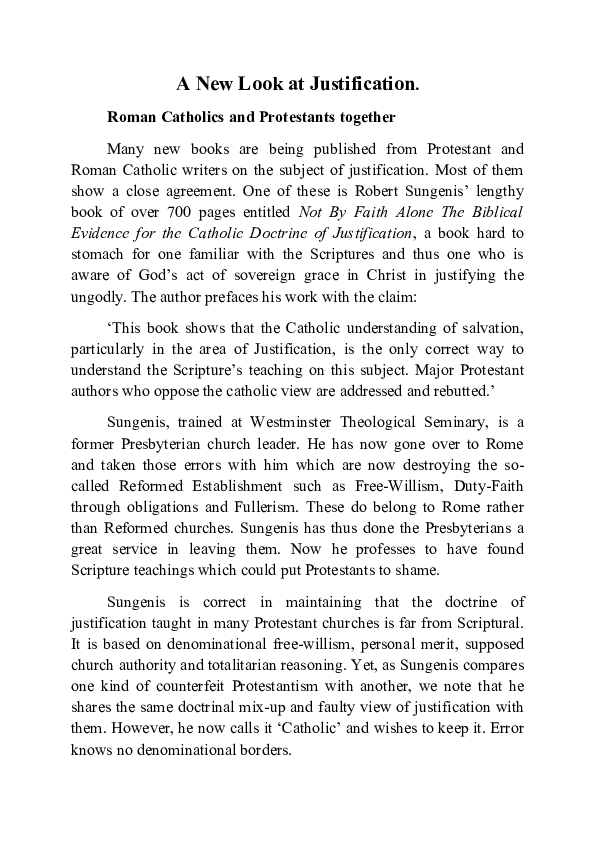 (DOC) A New Look at Justification