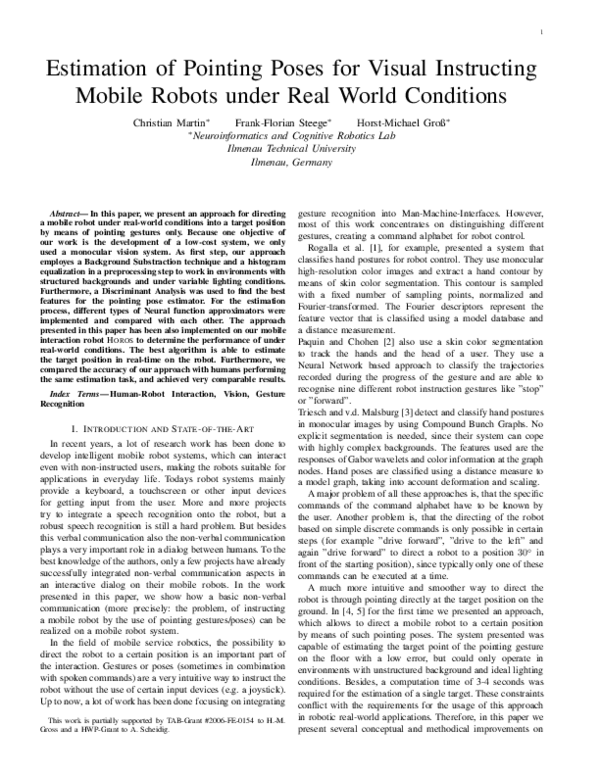 (PDF) Estimation of pointing poses for visually instructing mobile ...