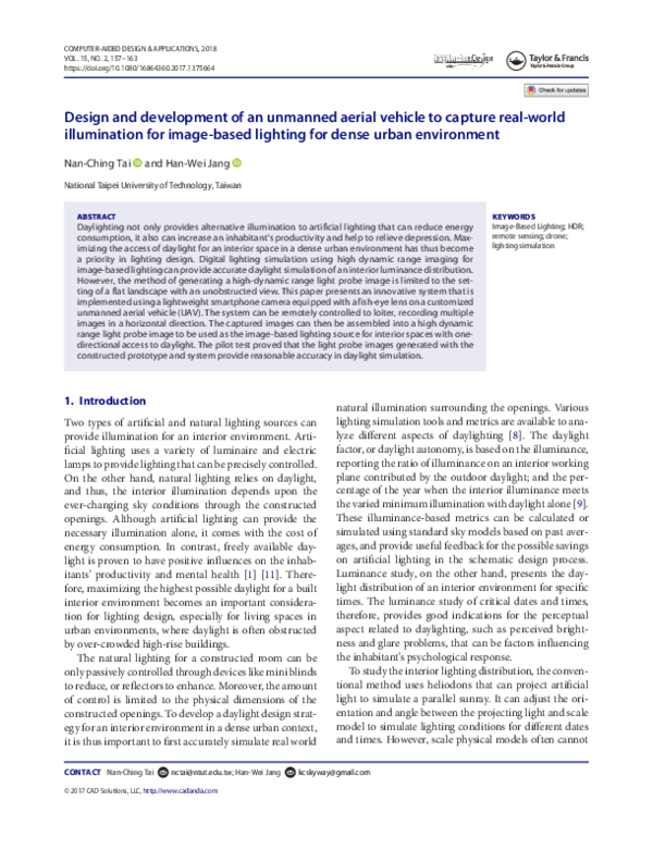 (PDF) Design and development of an unmanned aerial vehicle to capture ...
