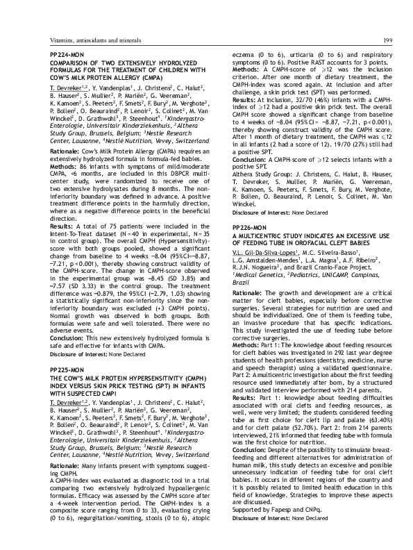 (PDF) PP225-MON the Cow's Milk Protein Hypersensitivity (CMPH) Index ...