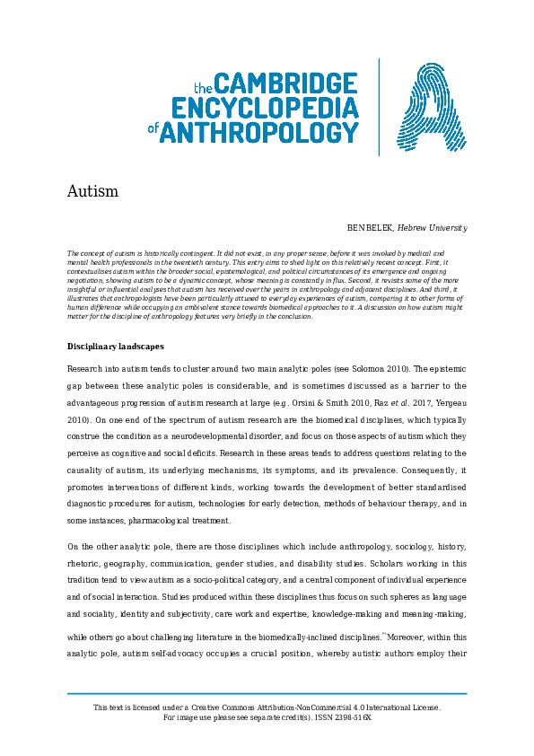 (PDF) Autism