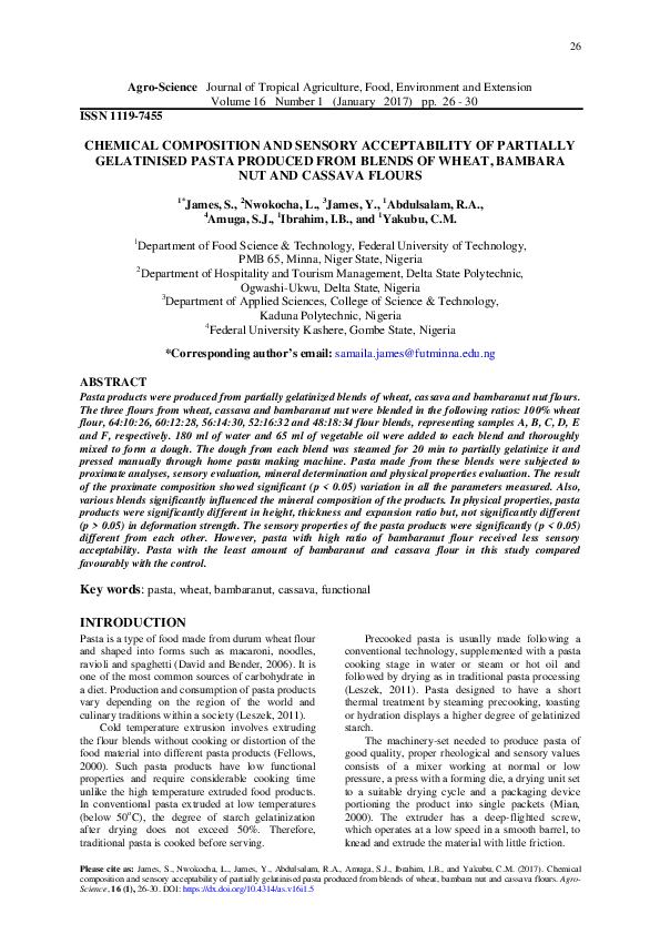 (PDF) Chemical composition and sensory acceptability of partially ...
