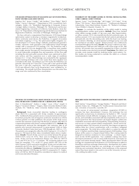 (PDF) In Vivo Evaluation of the Fixed RPM Flow Control with the ...