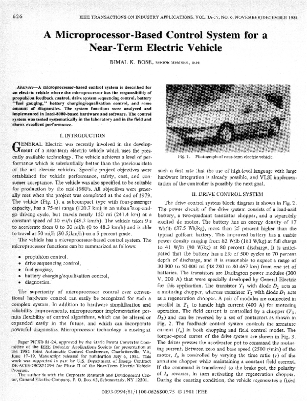 (PDF) A Microprocessor-Based Control System for a Near-Term Electric ...