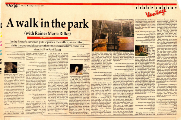 (PDF) A Walk in the Park (with Rainer Marie Rilke)