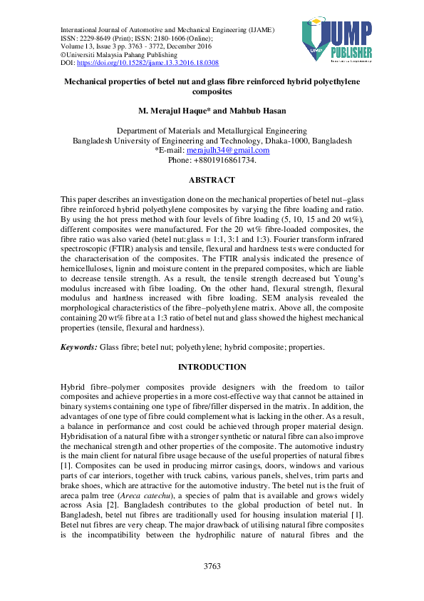 (PDF) Mechanical properties of betel nut and glass fibre reinforced ...