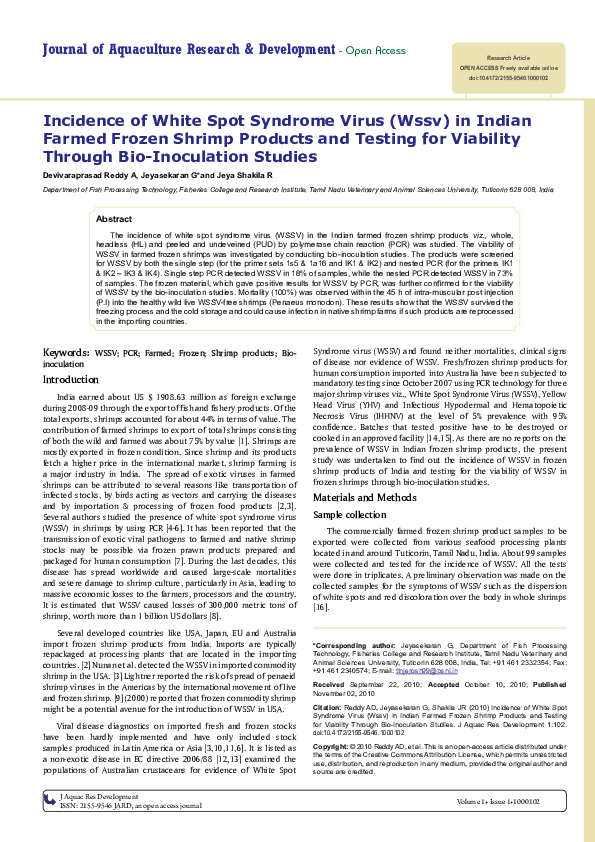 (PDF) Infectious Salmon Anaemia Virus (ISAV) Ringtest: Validation of ...