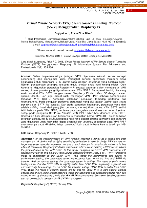 (PDF) Virtual Private Network (VPN) Secure Socket Tunneling Protocol ...