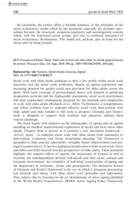 (PDF) Social work practice with older adults: An actively aging ...