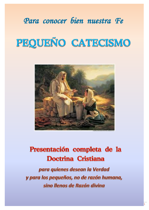 (PDF) Pequeno Catecismo Razon y Fe