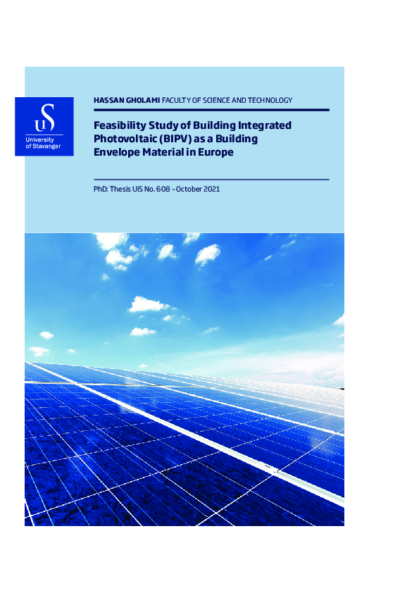 (PDF) Feasibility Study of Building Integrated Photovoltaic (BIPV) as a ...