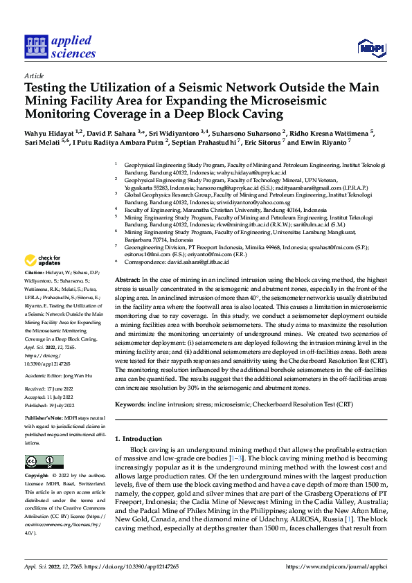 (PDF) Testing the Utilization of a Seismic Network Outside the Main ...
