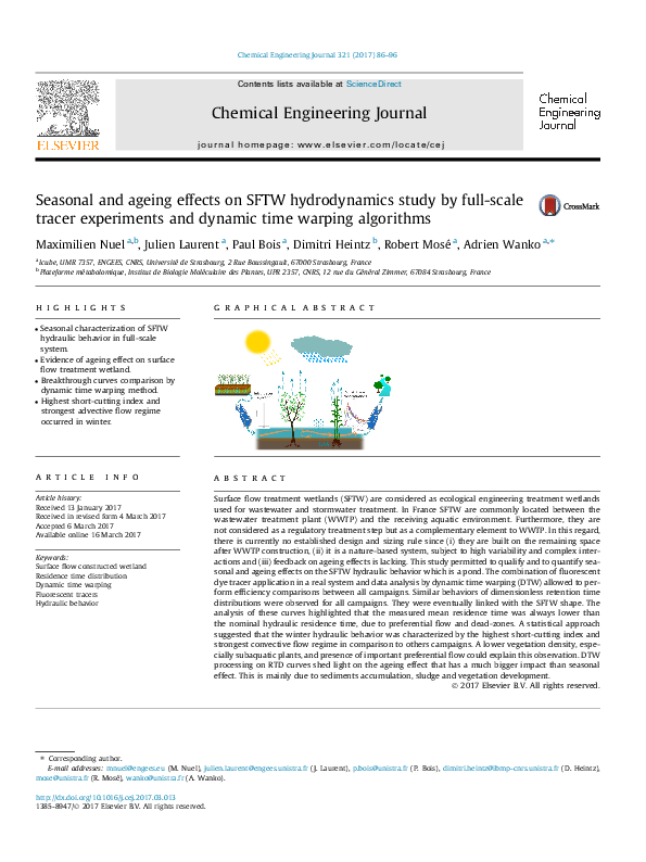 (PDF) Seasonal and ageing effects on SFTW hydrodynamics study by full ...