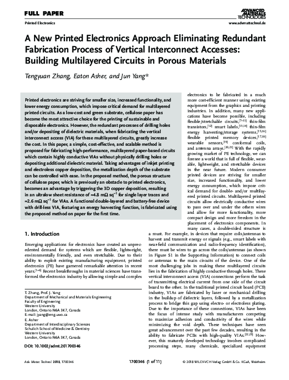 (PDF) A New Printed Electronics Approach Eliminating Redundant ...