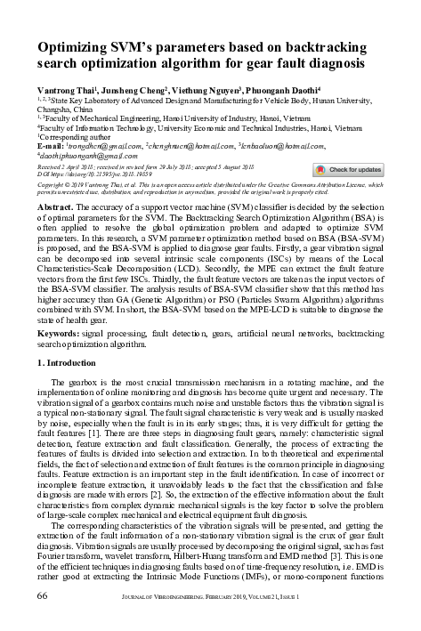 (PDF) Optimizing SVM’s parameters based on backtracking search ...
