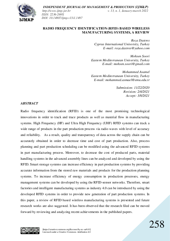 Pdf Radio Frequency Identification Rfid Based Wireless
