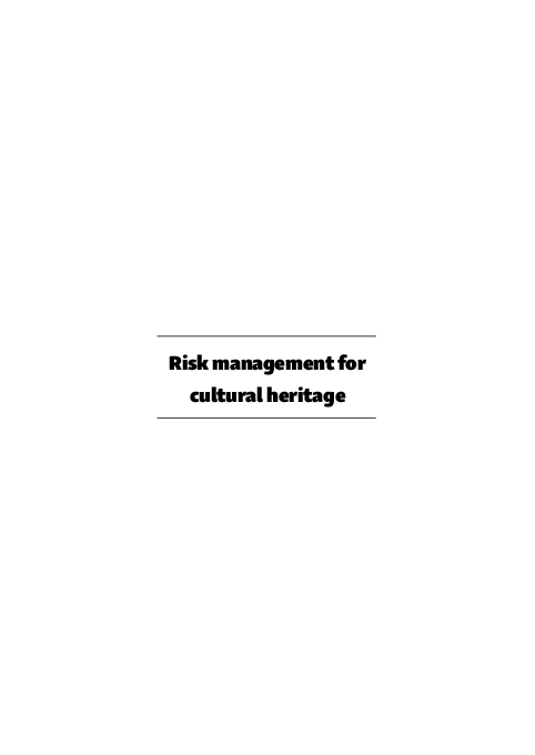 (PDF) RIZIK-a risk management survey for Croatian museums geared ...
