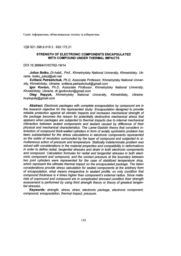 (PDF) Strength of Electronic Components Encapsulated with Compound ...