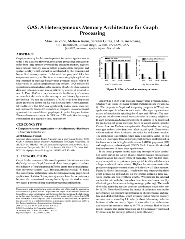 (PDF) GAS: A Heterogeneous Memory Architecture for Graph Processing