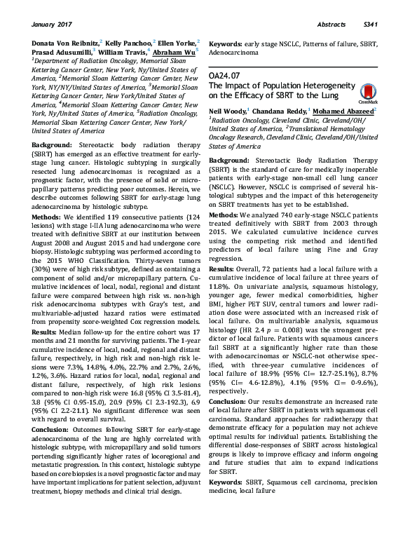 (PDF) OA24.07 The Impact of Population Heterogeneity on the Efficacy of ...