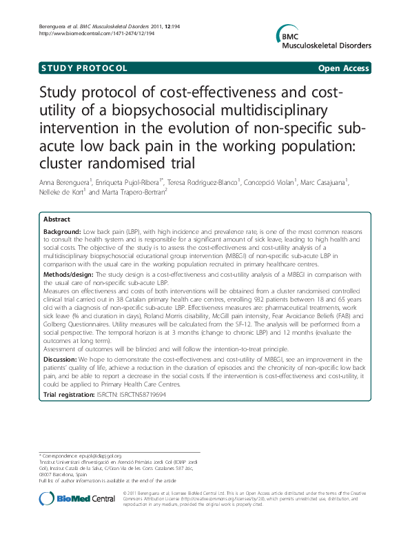 (PDF) STUDY PROTOCOL Open Access