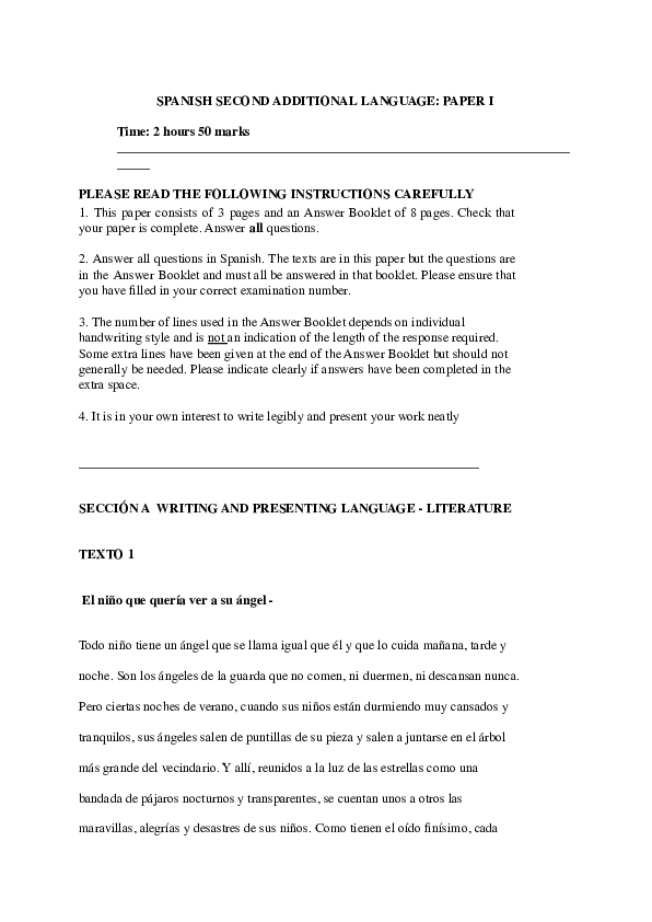 (PDF) Spanish PAPER II Texts Maira Silva Academia.edu