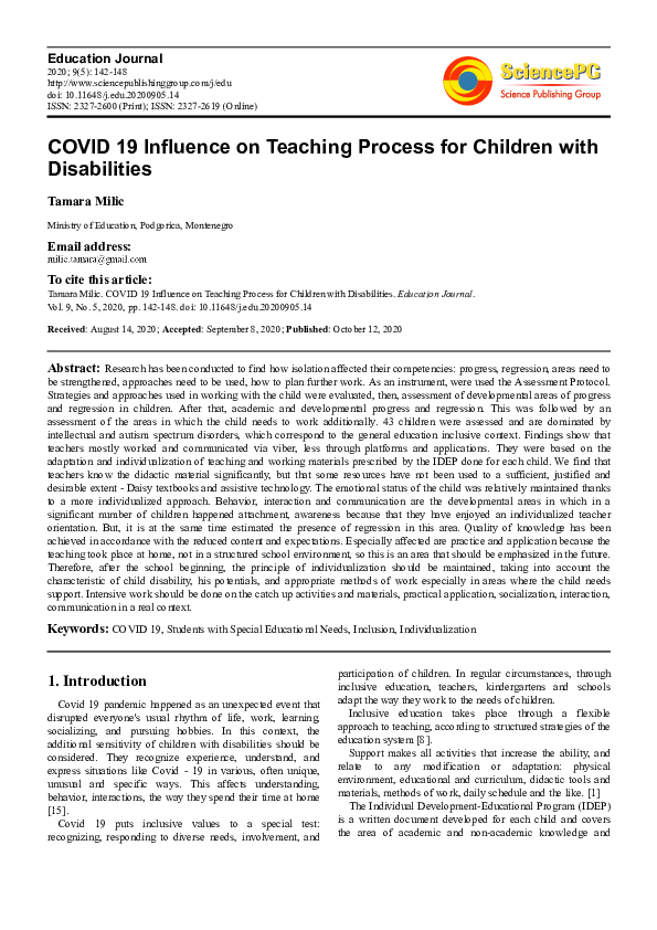 pdf-covid-19-influence-on-teaching-process-for-children-with-disabilities