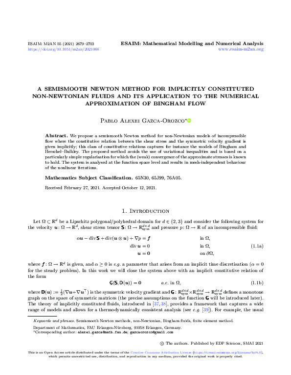 (PDF) A semismooth Newton method for implicitly constituted non ...