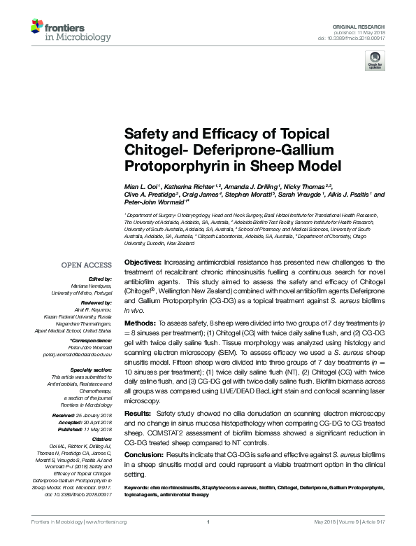 (PDF) Safety and Efficacy of Topical Chitogel- Deferiprone-Gallium ...
