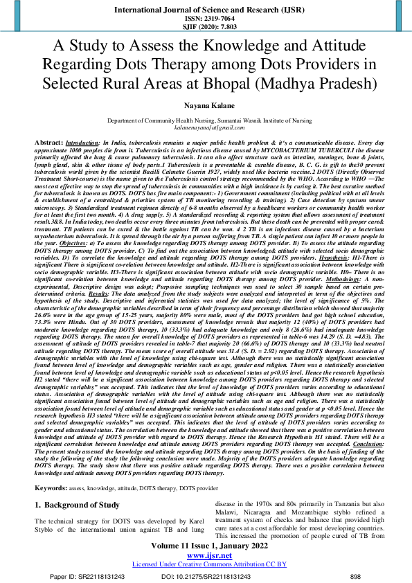 (PDF) A Study to Assess the Knowledge and Attitude Regarding Menopause ...