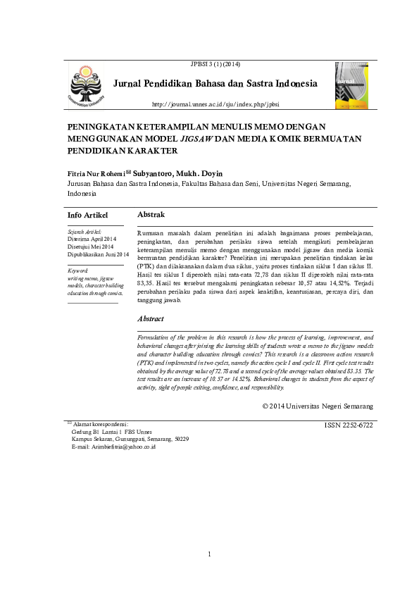 (PDF) Jurnal Pendidikan Bahasa dan Sastra Indonesia Metalingua