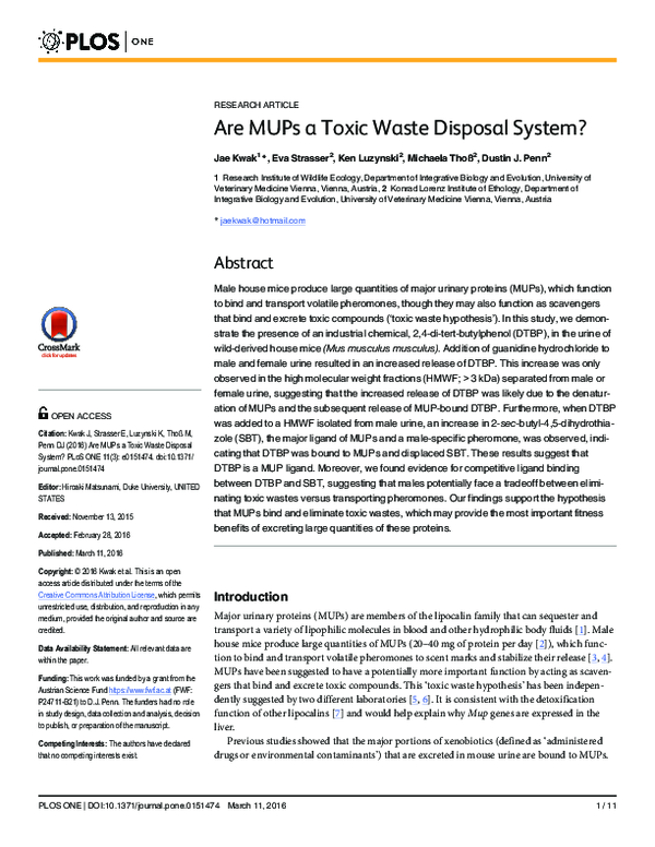 (PDF) Are MUPs a Toxic Waste Disposal System?