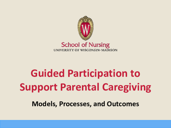 (PDF) Guided Participation to Support Parental Caregiving: Models ...