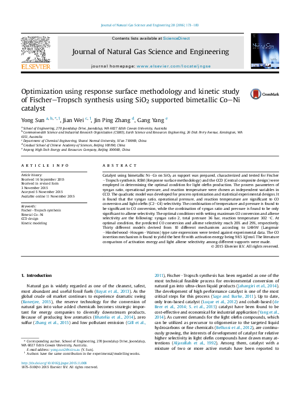 (PDF) Optimization using response surface methodology and kinetic study ...