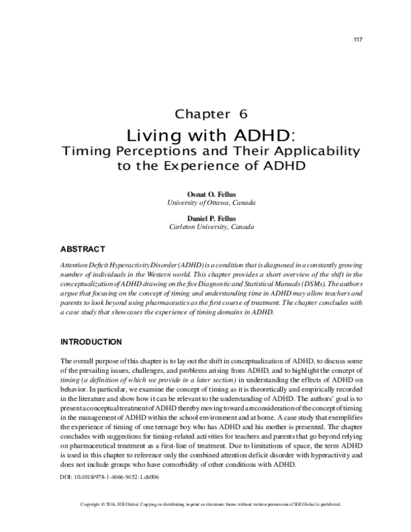 (PDF) Living with ADHD