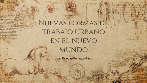Historia Colombiana I Vida y economía urbana en La Nueva Granada