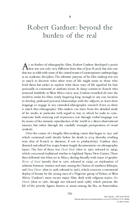(PDF) Robert Gardner | Paul Henley - Academia.edu