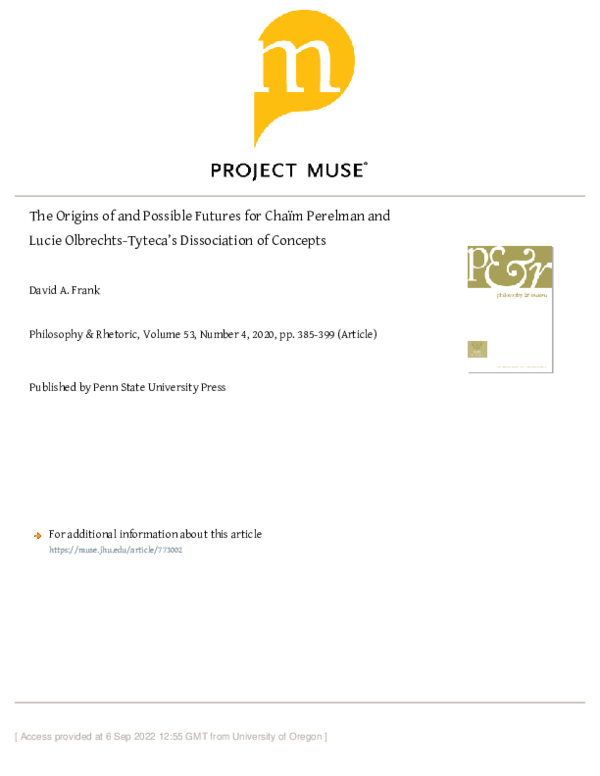 (PDF) (2021) “The Origins of and Possible Futures for Chaïm Perelman