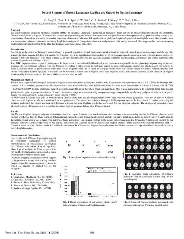 (PDF) Neural systems of second language learning are shaped by native ...