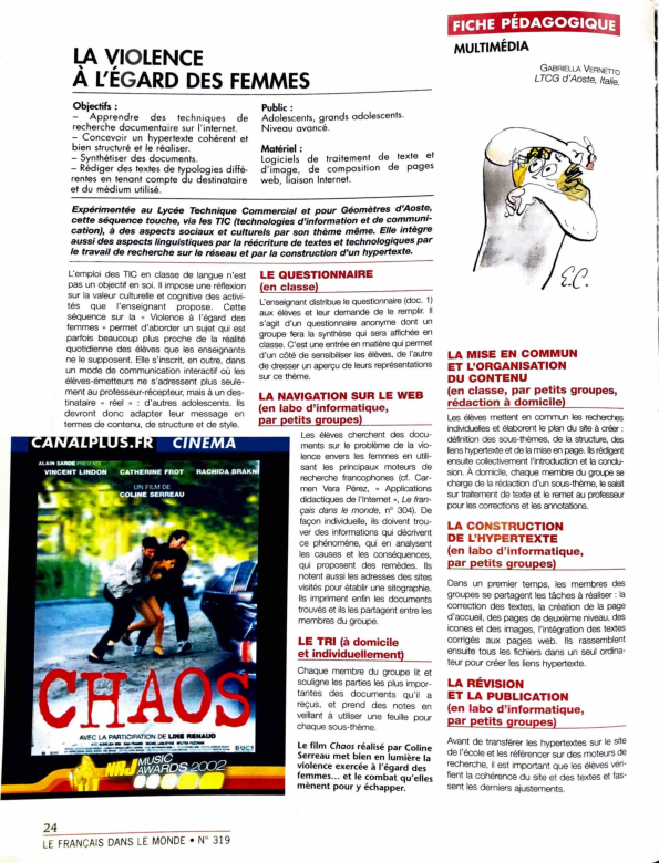 (PDF) La violence à l'égard des femmes