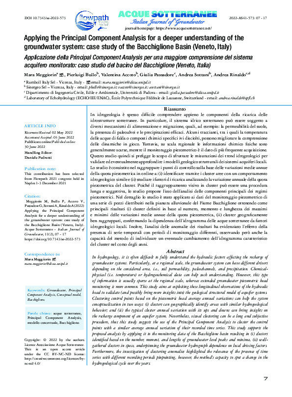 (PDF) Applying the Principal Component Analysis for a deeper ...