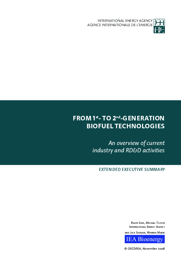 (PDF) An overview of current industry and RD&D activities