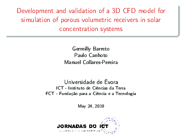 (PDF) Development and validation of a 3D CFD model for simulation of ...