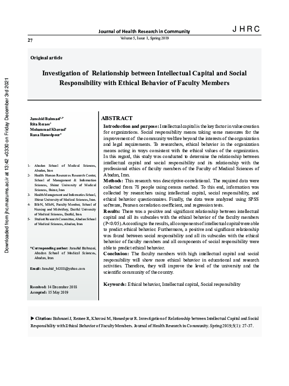 (PDF) Investigation of Relationship between Intellectual Capital and ...