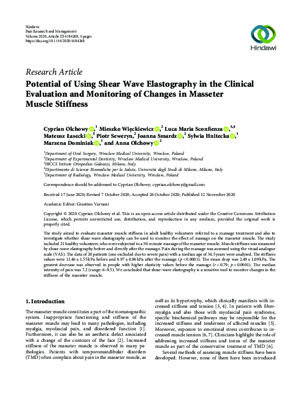 (PDF) Potential of Using Shear Wave Elastography in the Clinical ...